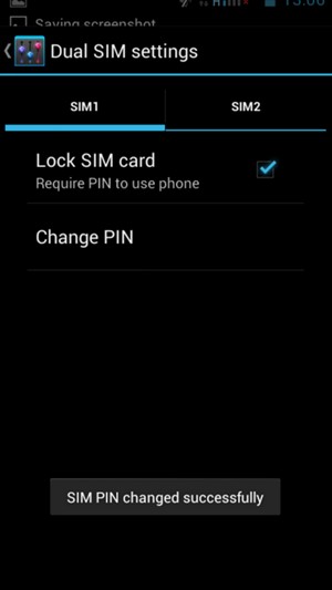 Your SIM PIN has been changed
