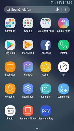 Vælg Indstillinger