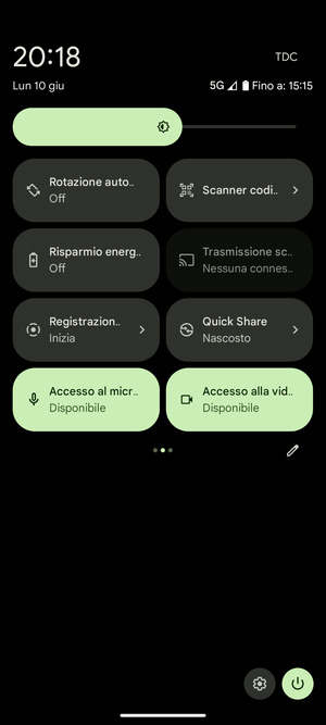 Seleziona Risparmio energetico