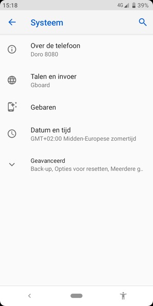 Selecteer Geavanceerd