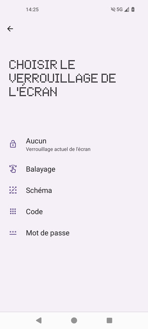Sélectionnez Schéma