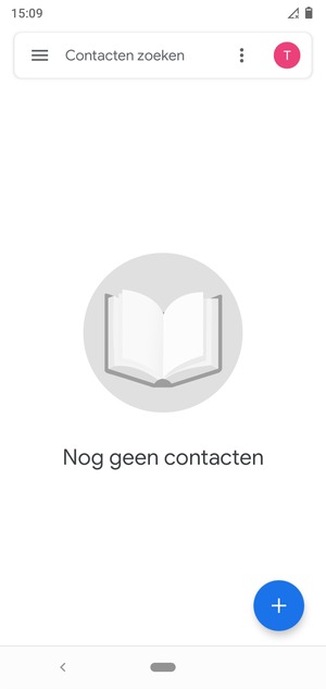 Selecteer de Menu-knop