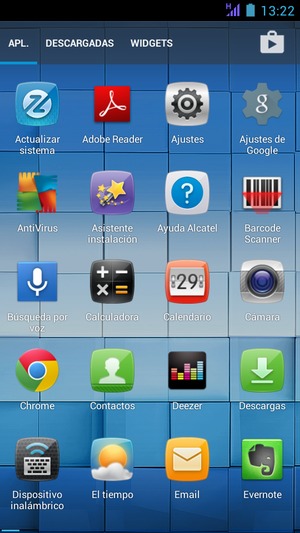 Seleccione Ajustes