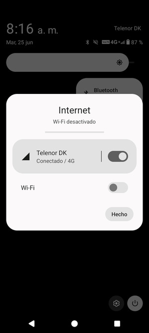 Seleccione Hecho