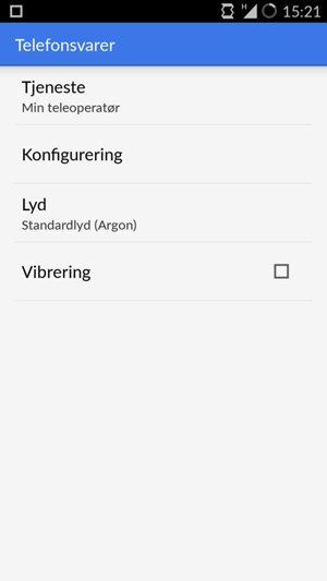 Velg Konfigurering