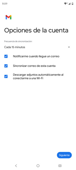 Seleccione Siguiente