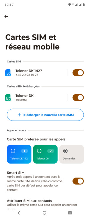 Votre eSIM est maintenant activée