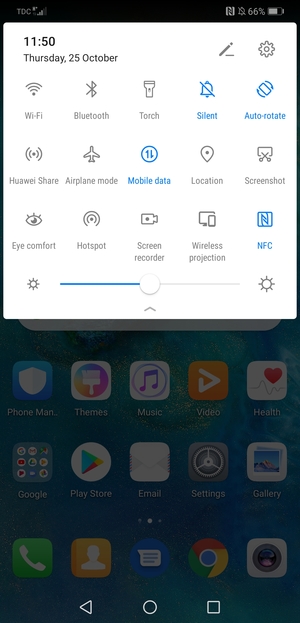 Select the Settings button