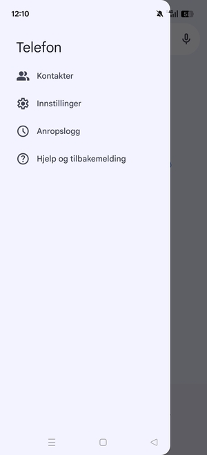 Velg Innstillinger