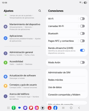 Desplácese y seleccione Actualización de software