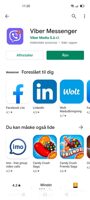 Vælg Åbn