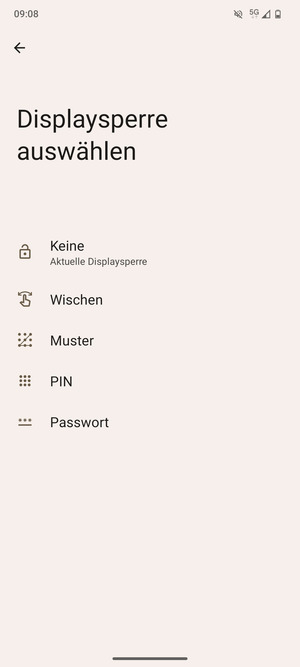 Wählen Sie Muster