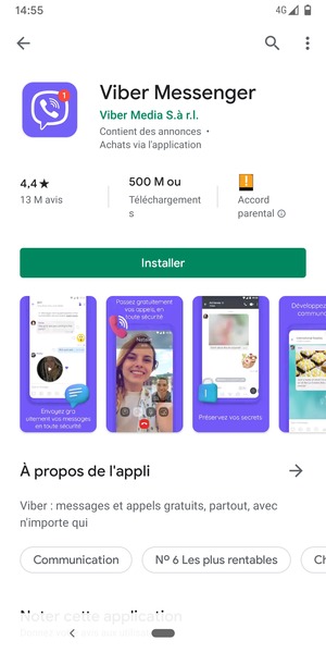Sélectionnez Installer
