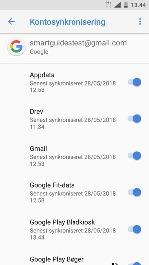 Vælg Menu-knappen