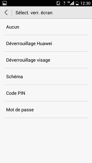 Sélectionnez Schéma
