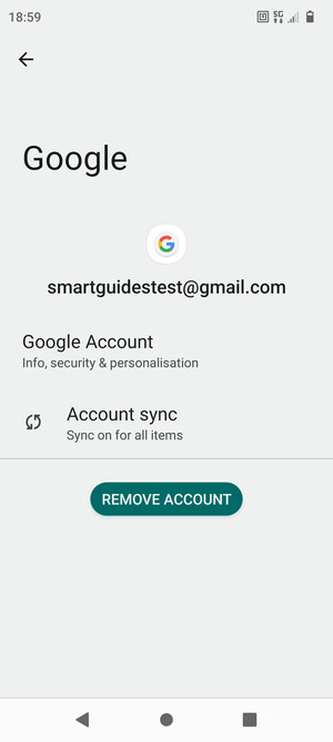 Select Account sync