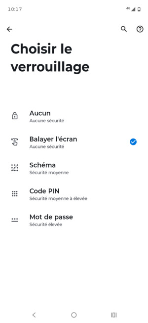 Sélectionnez Schéma