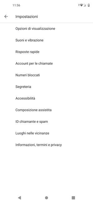 Seleziona Segreteria