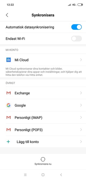 Välj Google