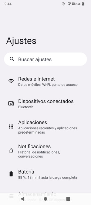 Seleccione Redes e Internet