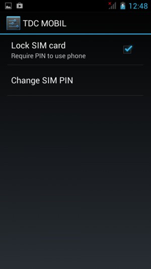 Select Change SIM PIN