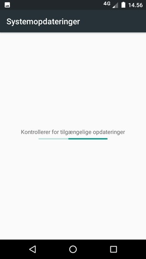 Afvent at søgningen er afsluttet