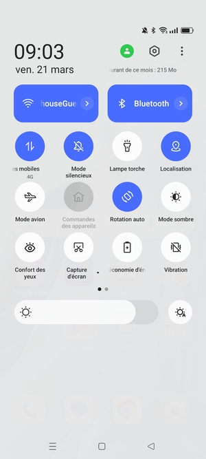 Désactiver le Wi-Fi et le Bluetooth