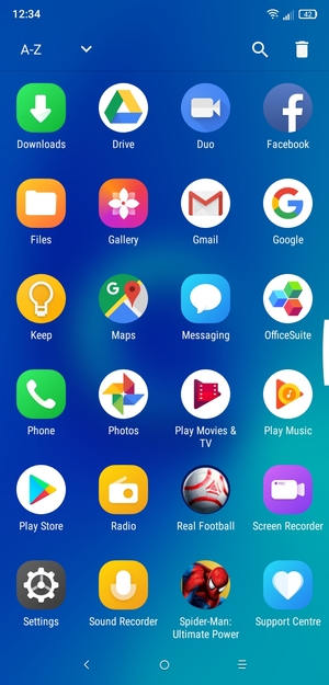 Scroll to and select Settings