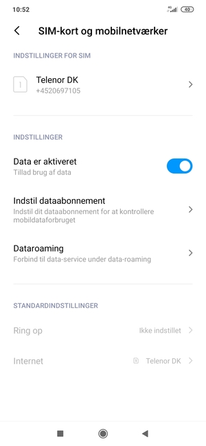 Vælg Dataroaming