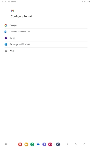 Seleziona Outlook, Hotmail e Live