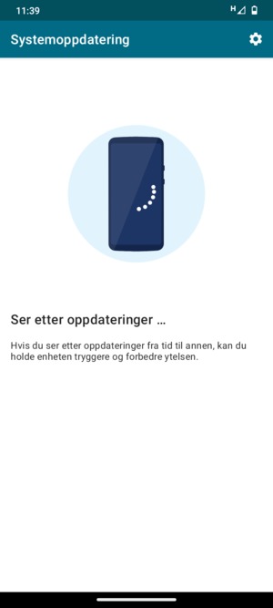 Vent til søket er ferdig