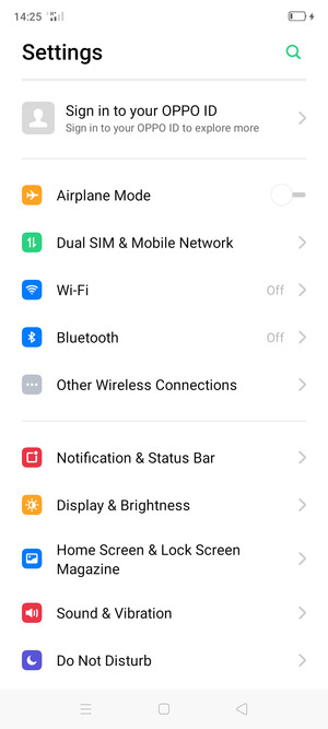 Select Wi-Fi
