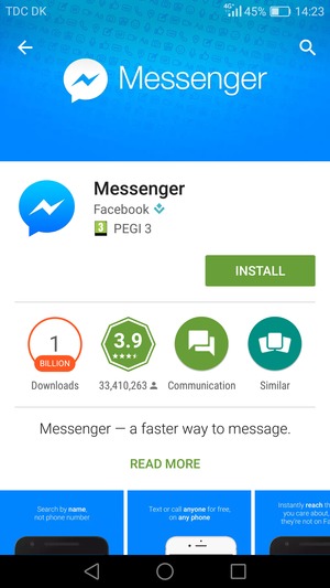Select INSTALL