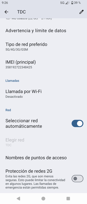 Desplácese y seleccione Nombres de puntos de acceso