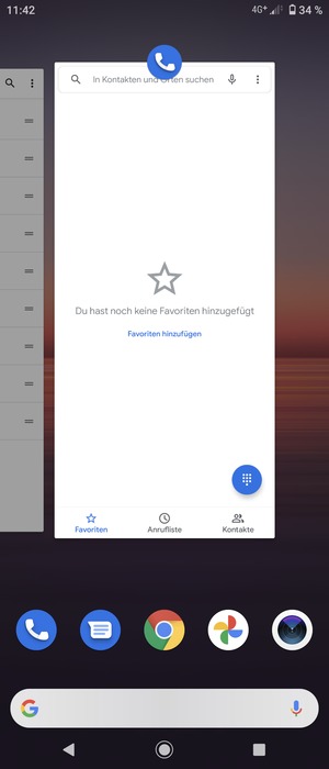 Apps nach oben streifen, um sie zu schliessen. Dies wird Batterie sparen.