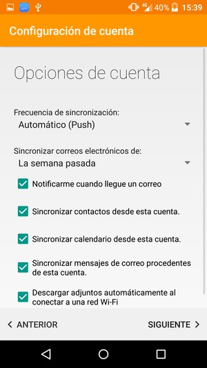 Seleccione SIGUIENTE