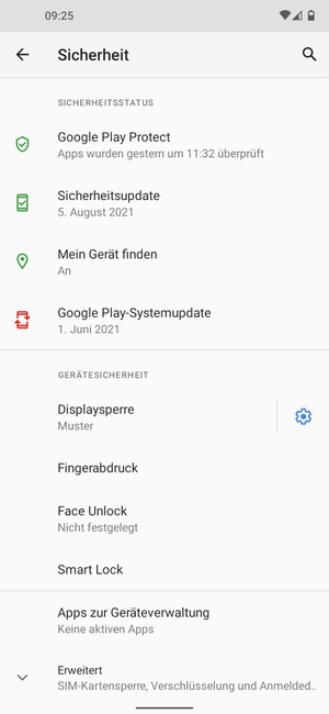 Ihr Handy ist jetzt mit einer Bildschirmsperre gesichert