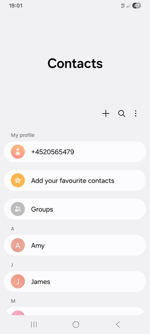 Select the Menu button
