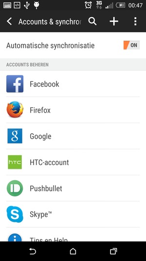 Selecteer Google