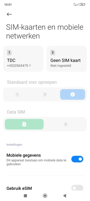 Selecteer Public