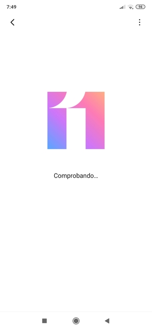 Espere a que la búsqueda termine