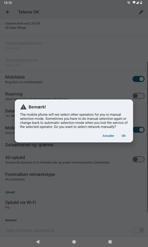 Vælg OK