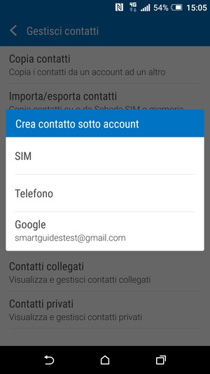 Seleziona Google