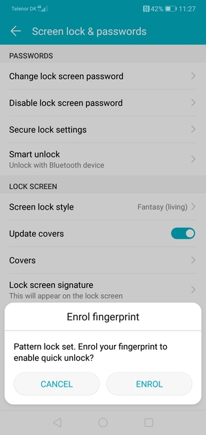 Select CANCEL