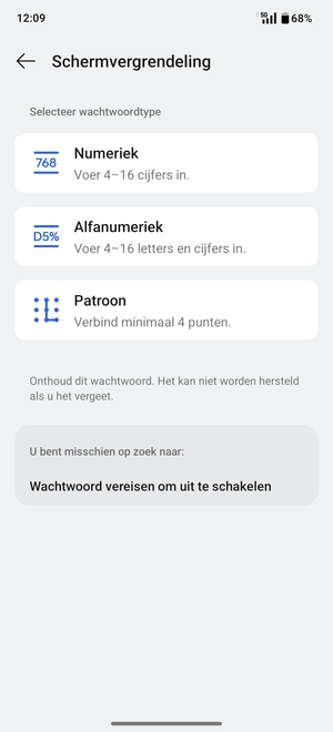 Selecteer Patroon