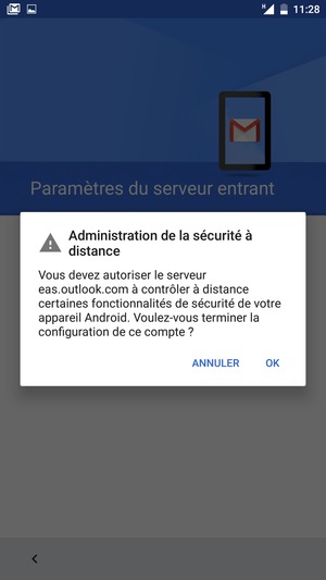 Sélectionnez OK