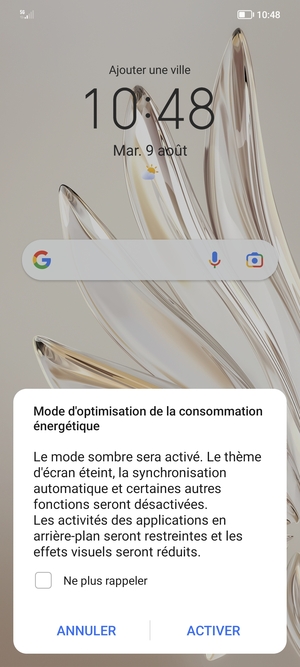 Sélectionnez ACTIVER
