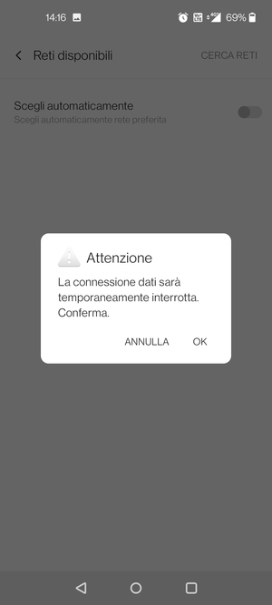 Seleziona OK