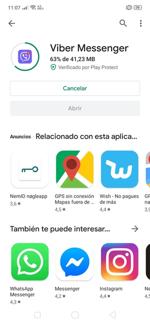 Espere a que el proceso de instalación finalice