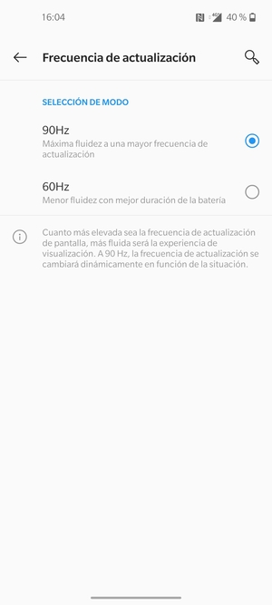 Seleccione 60Hz
